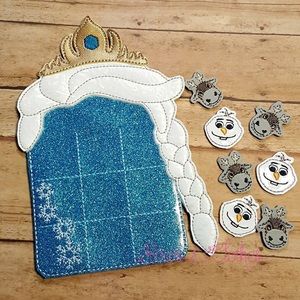 Disney frozen tic tac toe travel game